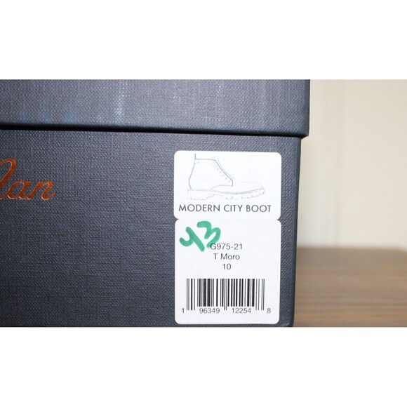 Good Man Brand Men’s Italian Leather‎ Lace/zip Up Modern City Boot Brown Size 10 - Picture 2 of 11